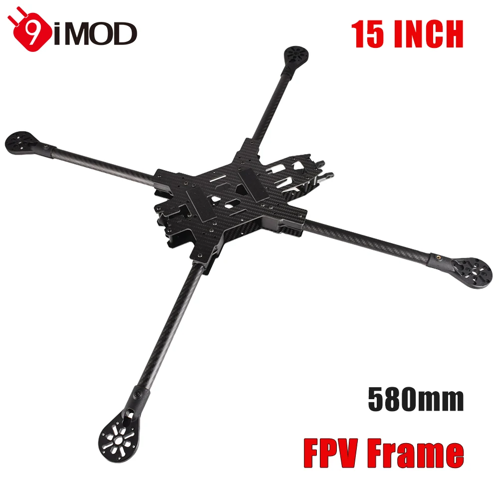 9IMOD 15-calowy dron wyścigowy FPV Fram 580 mm z włókna węglowego