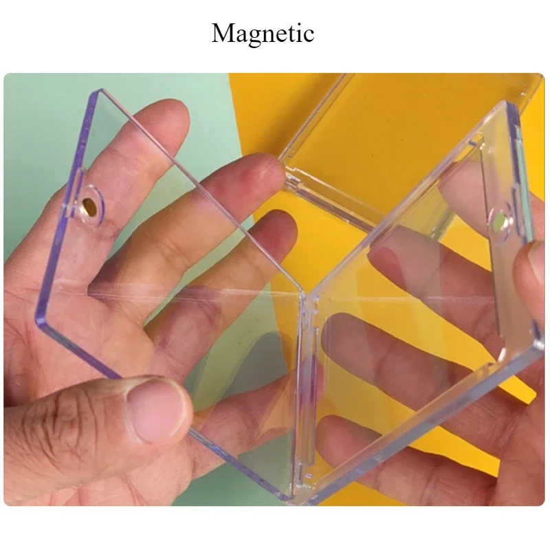 마그네틱 트레이딩 카드 홀더, 아크릴 35PT 보호 케이스, UV 보호, 10 개, 20 개