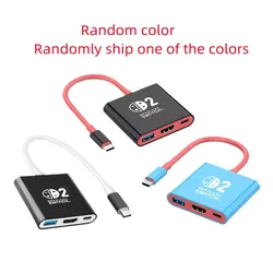Universal 3 - in - 1 USB - C Docking Station with 4K HDMI and USB 3.0 Connectivity (Random Color)