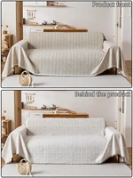 1PC Polyester Sofa Cover Blanket,Protection Sofa Anti-Cat Scratch Anti-Dirty All Seasons For Living Room Bedroom Office Cafe,Can Be Used In Home Decor 1