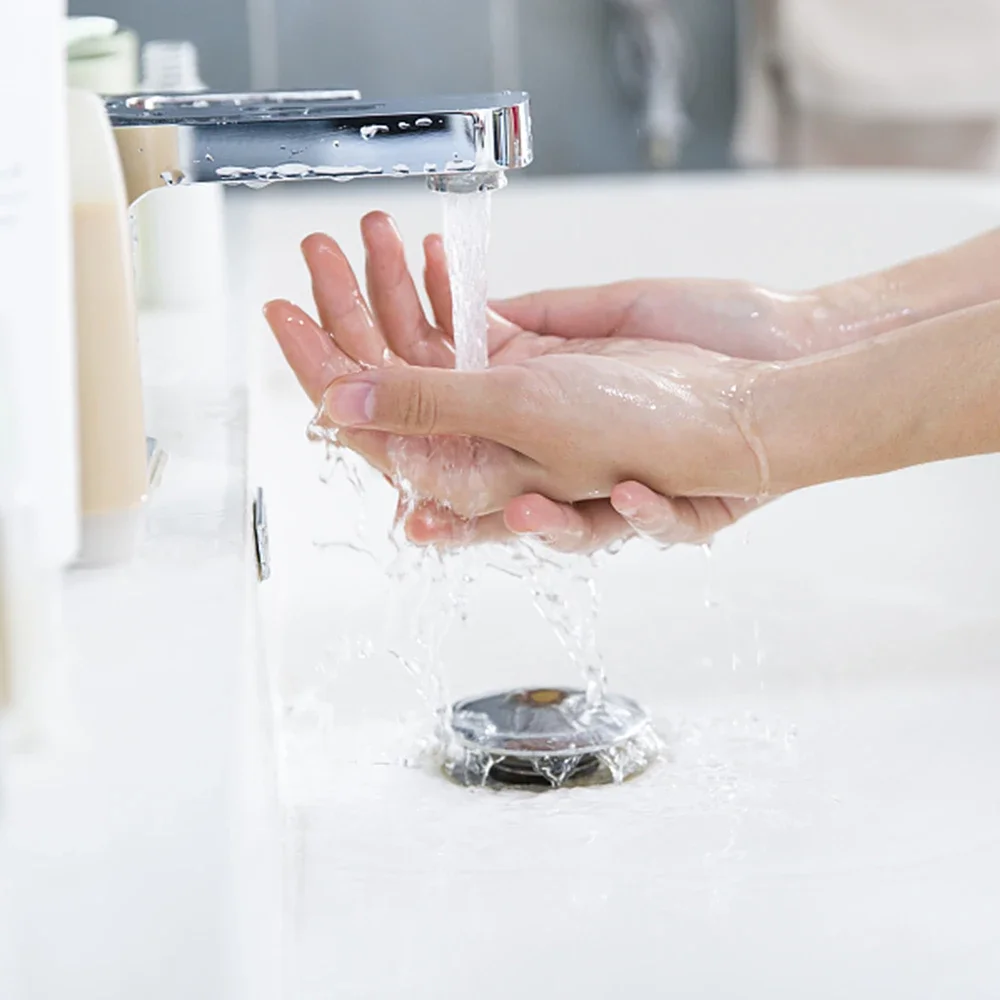 Description Picture 5 of itemBathroom Drain Cover Drain Stopper Pop-Up Bounce Core Basin Drain Filter Valve Hair Catcher Shower Sink Strainer Bath Stopper