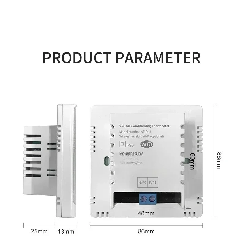 Daikin Heavy Industries Life VRV Thermostat Wifi Voice Control Compatible with A