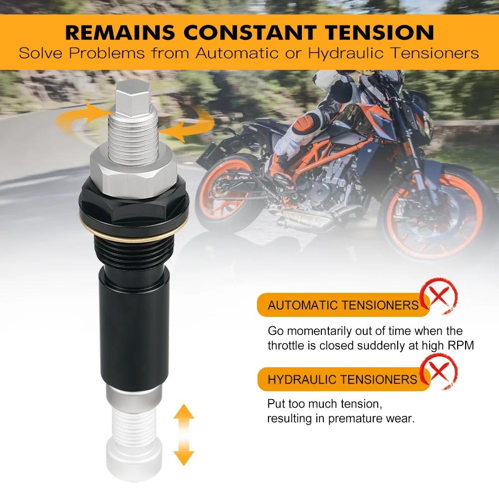 Für KTM 690 Enduro/R SMC/R 2007–2017 Steuernocken-Kettenspanner 690 Duke/Supermoto/Rally Factory 2007–2017 Husqvarna 701 Enduro – Detail 2
