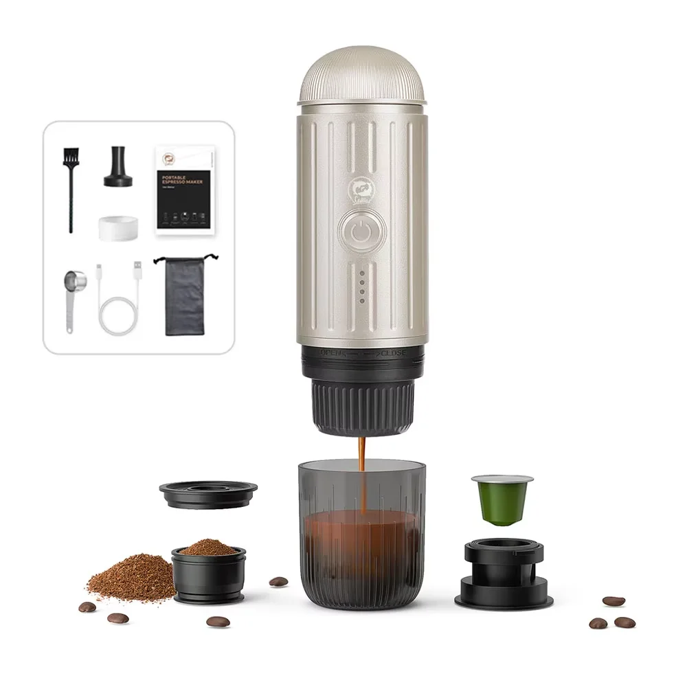 ماكينة اسبريسو كهربائية 3 في 1 محمولة