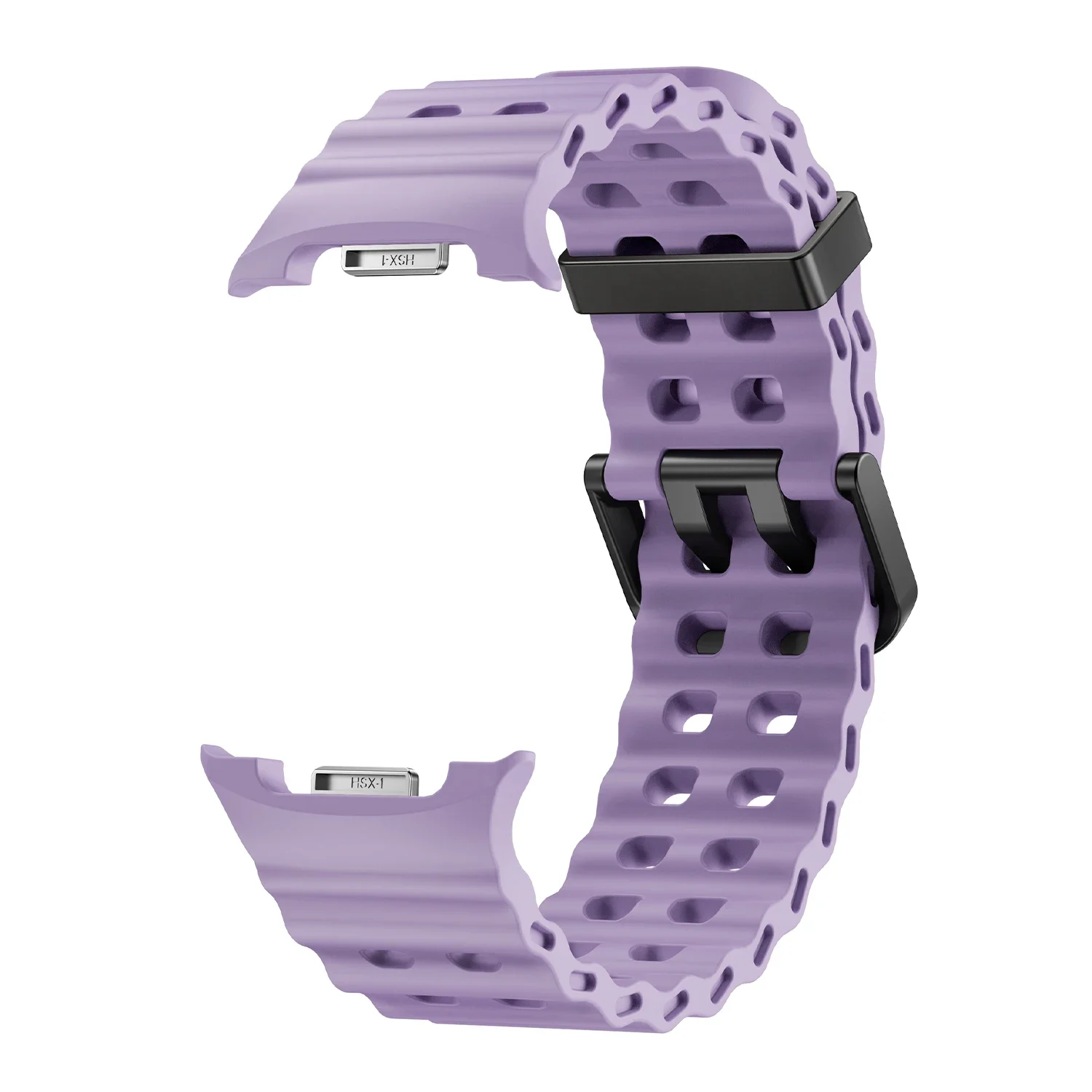 Elastic Silicone Sport Band for Galaxy Watch - Marine Blue Strap