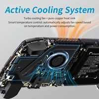 ANBERNIC RG557 rétro Console de jeu portable dimension 8300 5.48 "AMOLED Android lecteur de jeux vidéo prise en charge AI Assistant FOTA WIFI 6