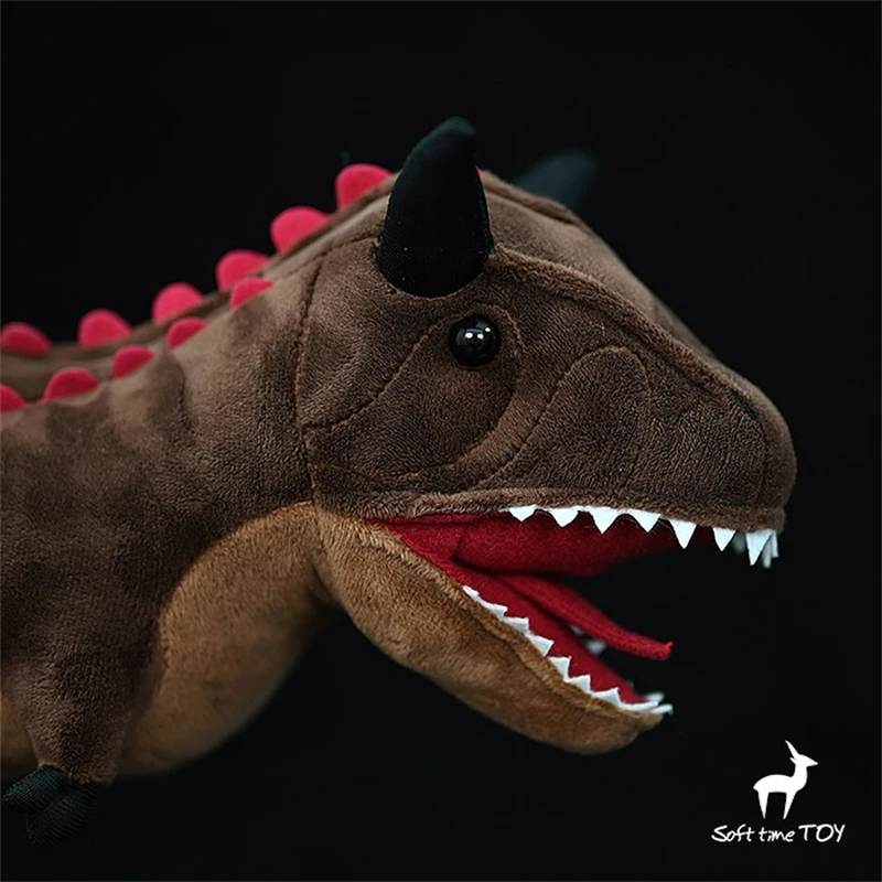 Carnotaurus High Fidelity T-Rex Cute Plushie Dinosaurs Plush Toys Lifelike Animals Simulation Stuffed Doll Kawai Toy Gifts Kid 5
