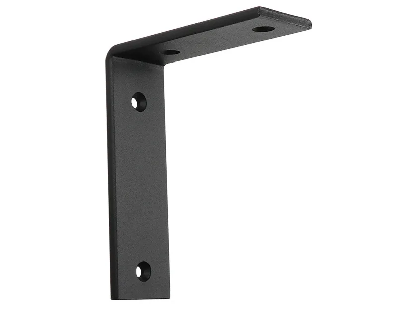 Description Picture 6 of itemThickened 5MM Black Wall Heavy-duty Bracket, Iron L-shaped Bracket, Angle Iron Bracket Fixed At A 90 Degree Right Angle