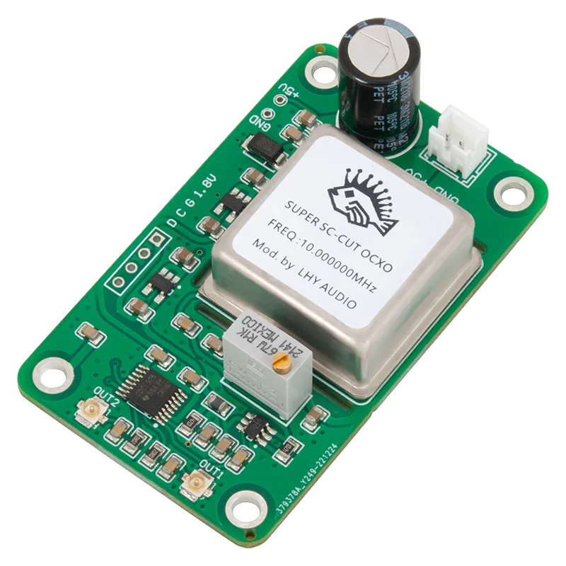 

Audio 25MHz frequency two-way output OCXO thermostatic crystal oscillator clock board upgrade sound card USB network card