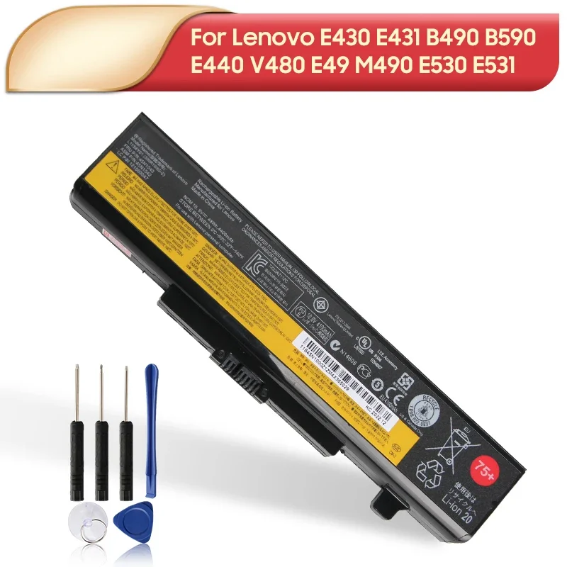 Оригинальная сменная батарея для Lenovo E430 E431 B490 B590 E440 V480 E49 M490 E530 E531 E540 E435 V490 V580 M495
