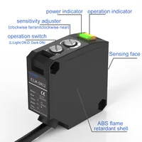 GTRIC Photoelectric Sensor E3JK-RR12 Retro-reflective 24-240V DC/AC Universal Relay Output Square Optical Photoelectric Switch - Image 3