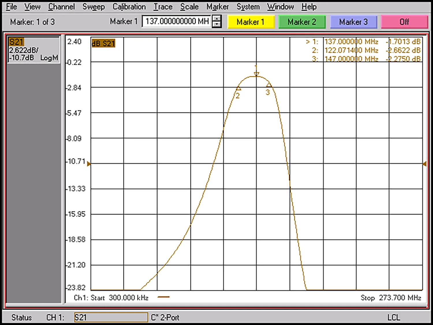 137M SAW BPF Bandpassfilter 137MHz 140MHz Kommunikationsband für 127-147MHz VHF RF-Signalsender und -empfänger. – Detail 2