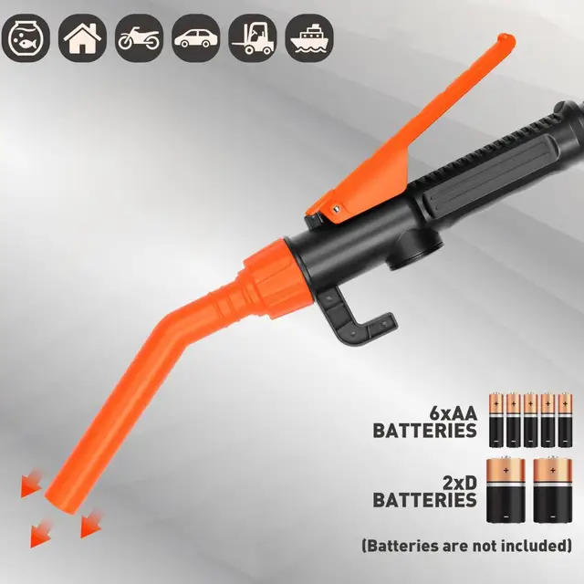 Pompa Elettrica Portatile Per Liquidi - Trasferimento Acqua, Carburante, Olio Con Batteria - Foto 2