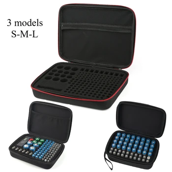 Custodia per batterie AA/AAA/litio, borsa rigida portatile con custodie per batterie modelli L-M-S (solo custodia)
