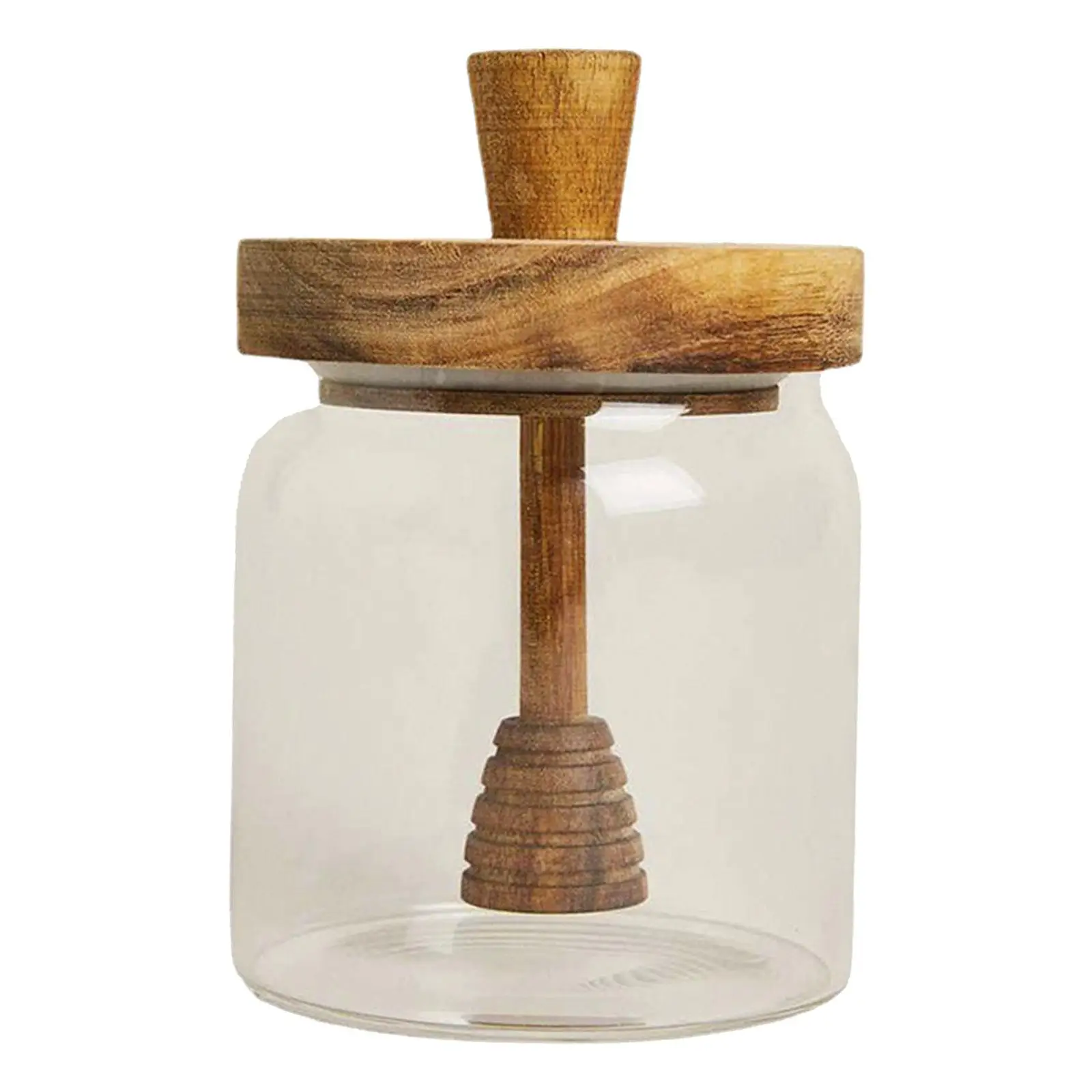 

Прозрачная посуда для хранения меда, многоразовая моющаяся посуда с кусачками и крышкой, посуда для кухни, обеденного стола, офиса