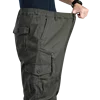 High Quality Men's Tactical Pants Elastic Waist Cargo Large Size Cotton Pants Multi-Pocket Trousers Sports Training Work Pants