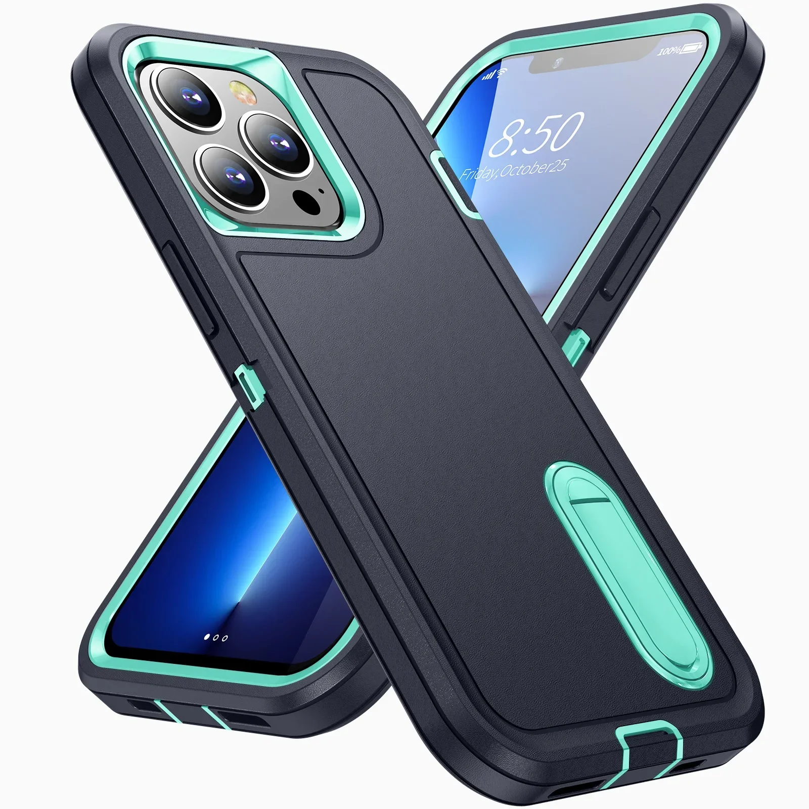 Heavy Duty Shock Absorption Full-Body Protective Silicone Rubber Case