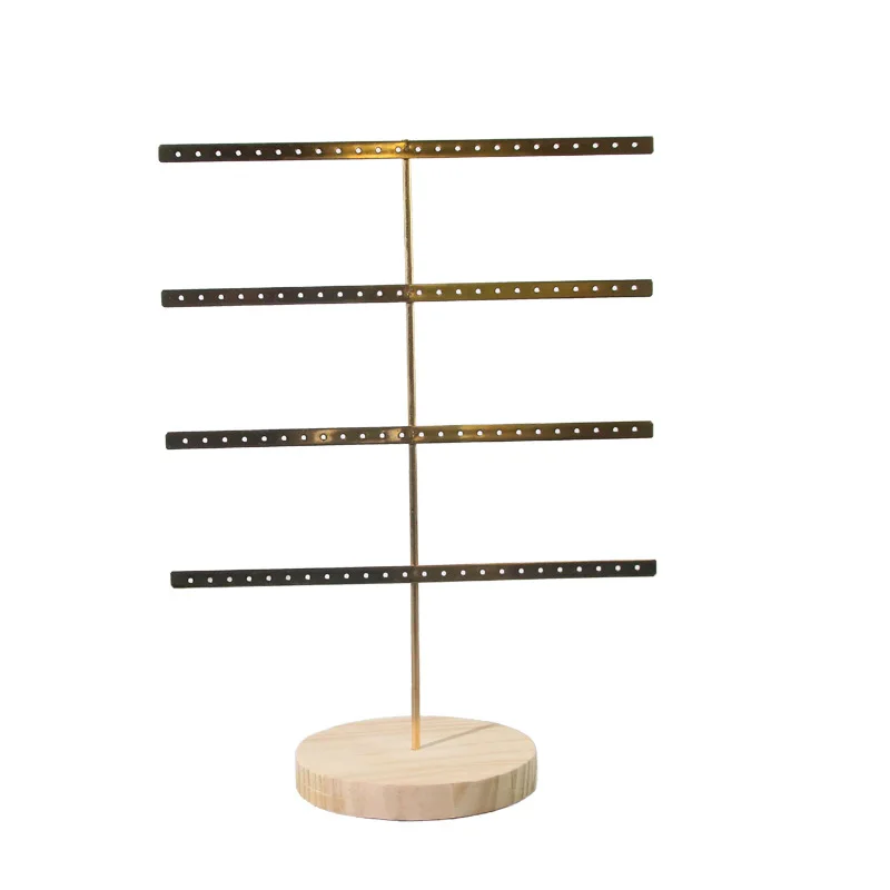 Hanging Jewelry Display Rack Tree Organizer Metal Rack for Holding Women Jewelries Earrings Rings Necklaces Ear Stud Pendant