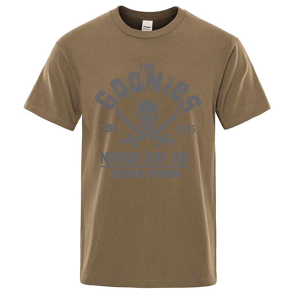 Goonies sagen nie sterben Astoroa Oregon T-Shirt Männer Frauen übergroße Baumwolle T-Shirt Kleidung Sommer O-Neck Tops lässig lose weiche T-Shirt – Detail 7