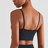 Sexy Backless Sports Bra Gym Workout Top Thin Slings Yoga Vest High Impact Fitness Bralette Crop Top Running Tight Underwear 4