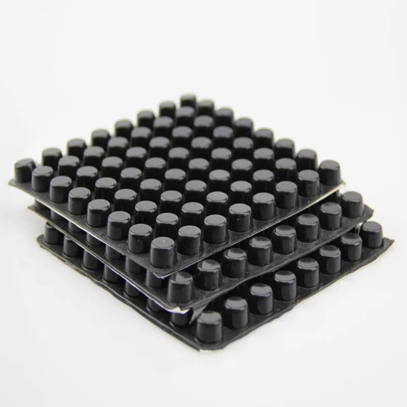 320PCS 12mm x 7mm Black Clear anti slip Silicone rubber feet pads plastic bumper damper shock absorber self-adhesive Silica gel