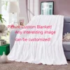 I Love You Custom Blanket with Photo Collage Text Personalized Picture Throw Blanket for Christmas Valentine's Day Birthday Gift 6