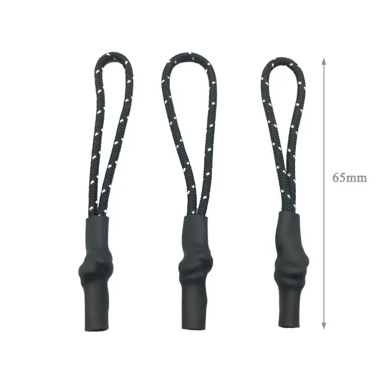 10PCS Long Handle Zipper Pullers Zipper Slider Extension Rope Garment Bag Zipper Repair Tools DIY Sewing Supplies