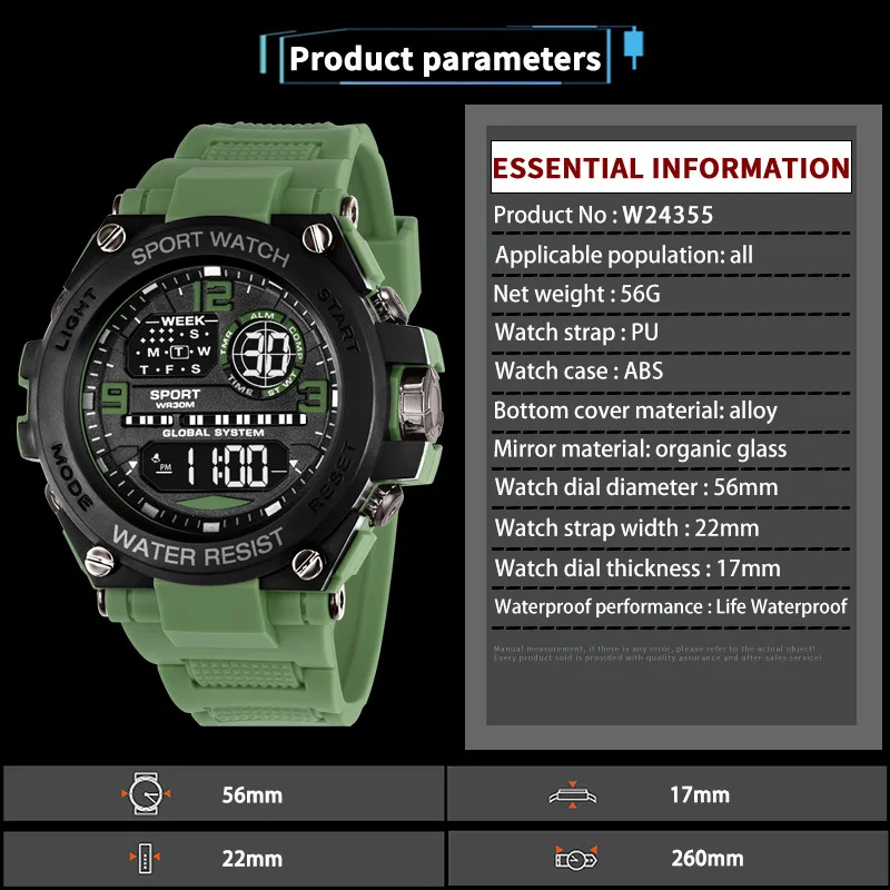 Outdoor Digital Sports Watch 4