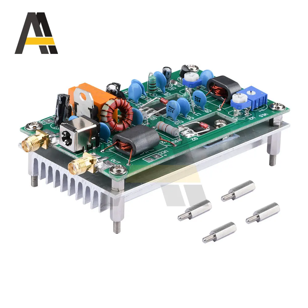 Audio Amplifier 30W 3-28MHz Shortwave Power Amplifier Board CW SSB Linear High Frequency Power Amplifier Finished Module DC12-13.8V