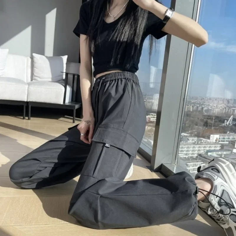 ShiFan Donna Militari Cargo Elastico Caviglia Pantaloni Con ShiFan Donna Militari Cargo Elastico Caviglia Pantaloni Con
