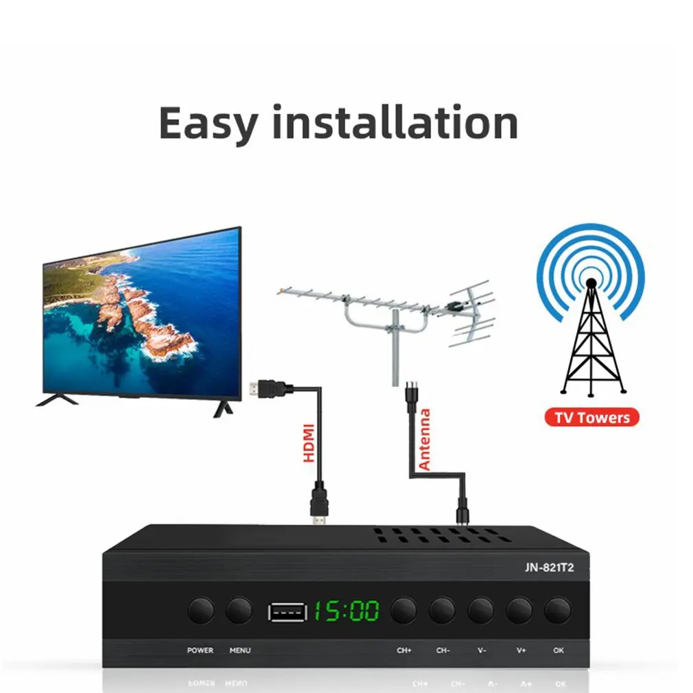 α TV  ڽ  HD 1080p DVB-T2 C  HD  TV ù DVB-T2 FTA Ʈ, H.265