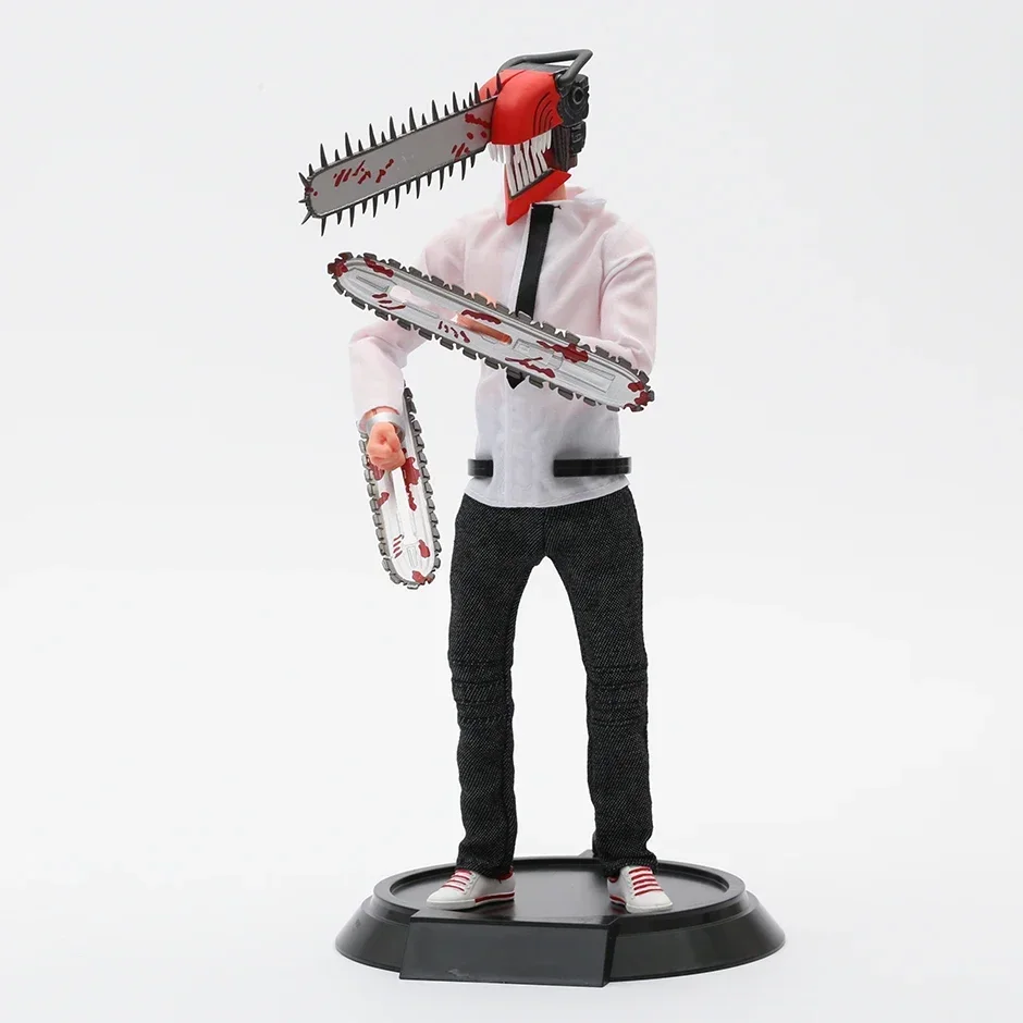 

Фигурка человека с Бензопилой, 31 см, масштаб 1/6, ПВХ, аниме, фигурка, Коллекционная модель, игрушка