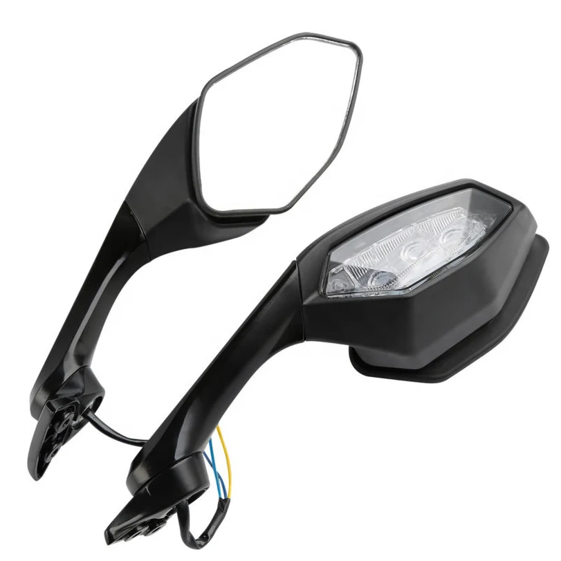 

RTS Motorcycle Accessories Rearview Mirror LED Turn Signal Light For YZF R6 2017-2020 R1 2015-2019
