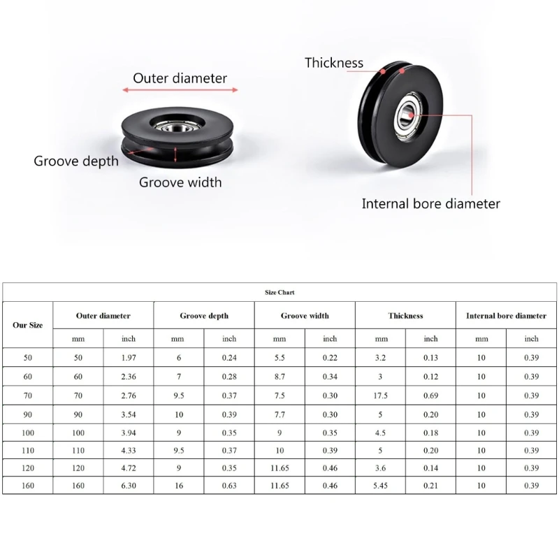 Gym Pulley Wheel 6 Gym Pulley Wheel 6