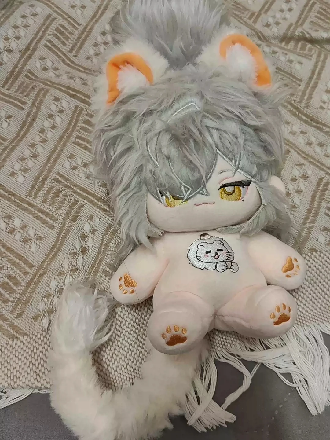 

Honkai: Star Rail Game Anime Jing Yuan Cosplay 20CM Soft Plush Stuffed Dollbody Dress Up Clothes Plushie Xmas Gift