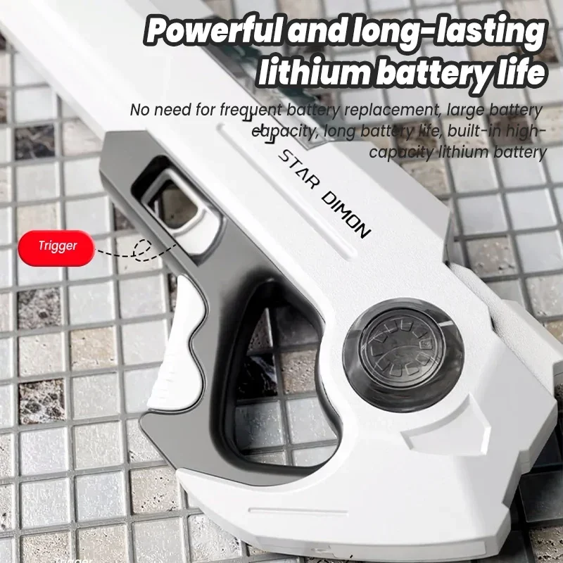 Electric Shooting Water Gun Toys Big Capacity Water Absorption Automatic High Pressure Blaster Soaker Outdoor Pool Toy for Boys 5