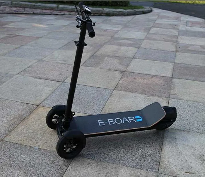 Foldable Mini Electric Foot Scooter 3 Wheels Adult Foldable Skateboard