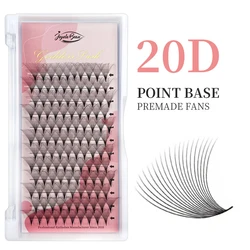 Goddess 20D 24D 30D 0.03 Premade Fan Eyelash Extensions Natural Soft Russian Volume Lashes Faux Mink Individual Lash Extensions