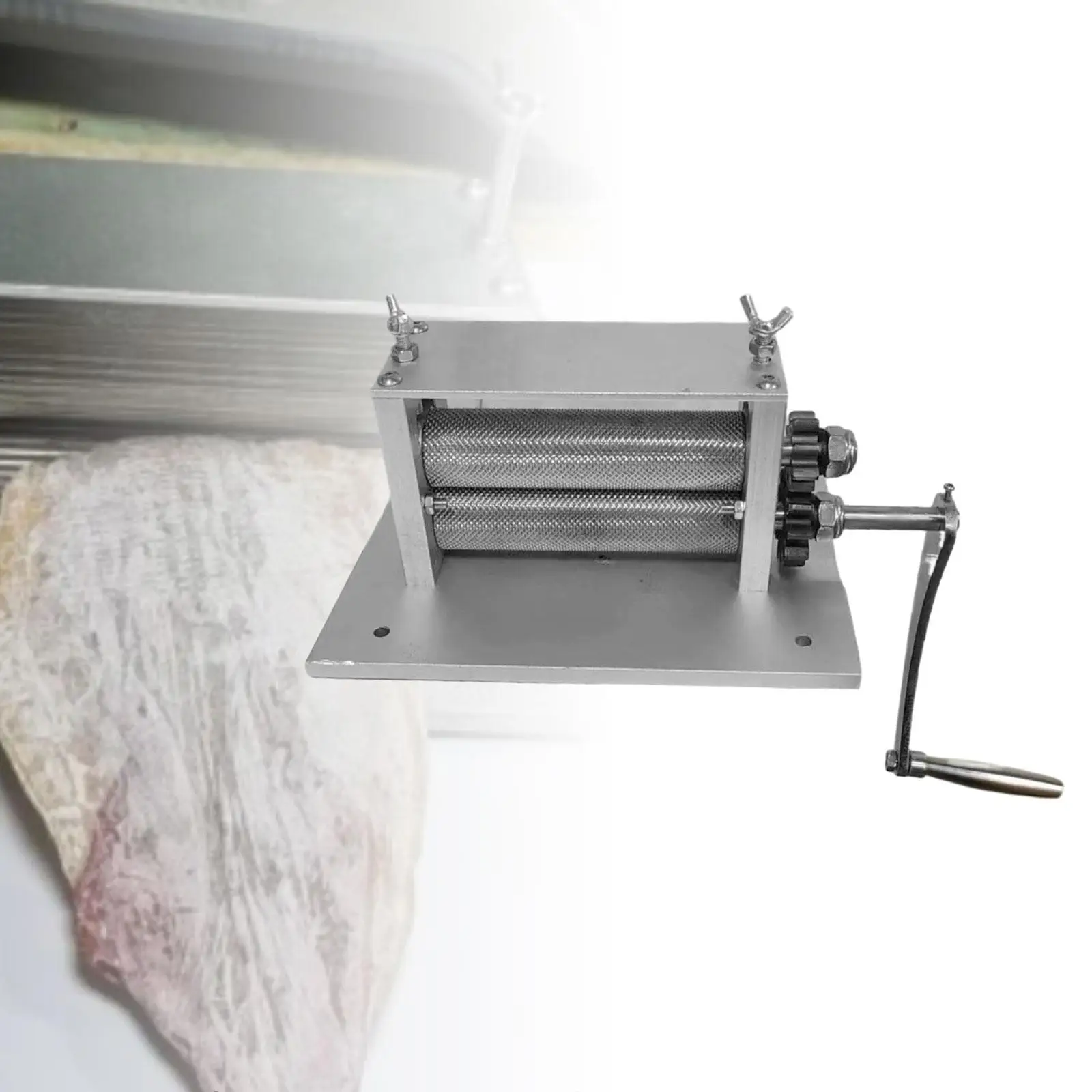 Dried Squid Embossing Machine, Manual Embossing Rolling Machine Practical for Pasta