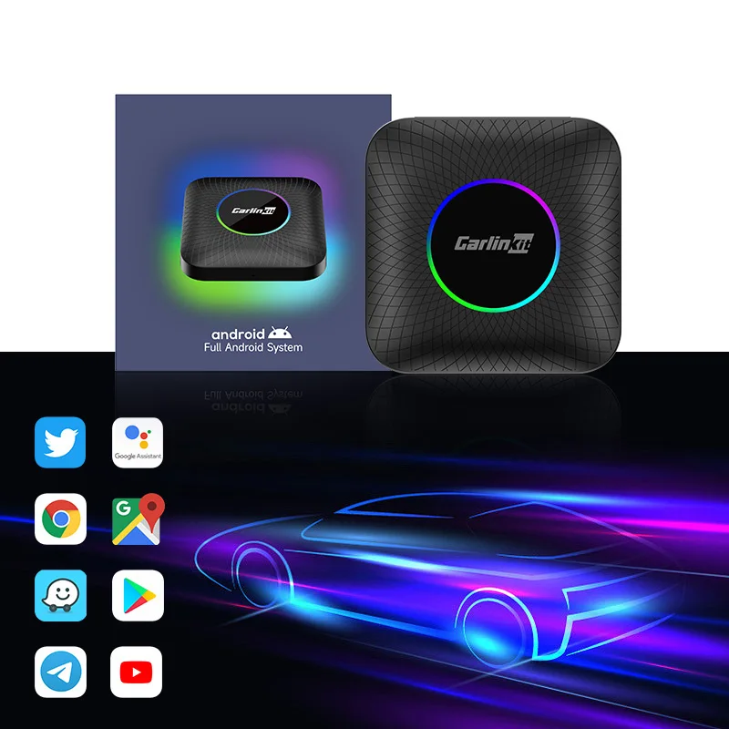 

Carlinkit android 13 system QCM6225 128gb car ai box sim wireless carplay for q5 w213 Youtube Netflix