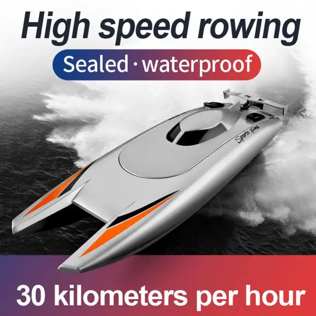 Mini Wireless RC Boat Anti-collision Hovercraft Toy High Speed Drift Toy 2.4G Remote Control Speedboat Water Hovercraft Toy 5