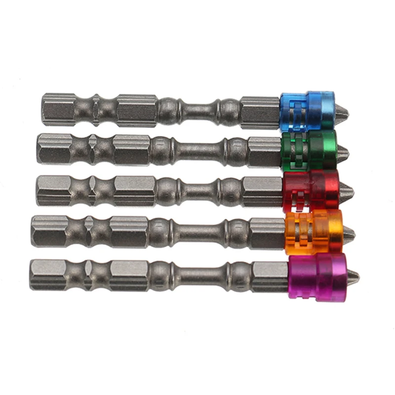 Magnetic Screwdriver Bit Drill Cross-head PH2 1/4 Inch Hex Shank 5Pcs Drywall Electric Set magnetic screwdriver set screwdriver set magnetic screwdriver bits magnetic screwdriver bit set screwdriver bit
