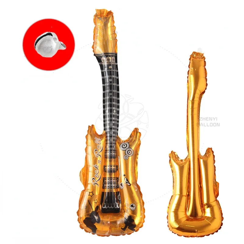 Cartoon Guitar Balloons Inflatable Party Supplies