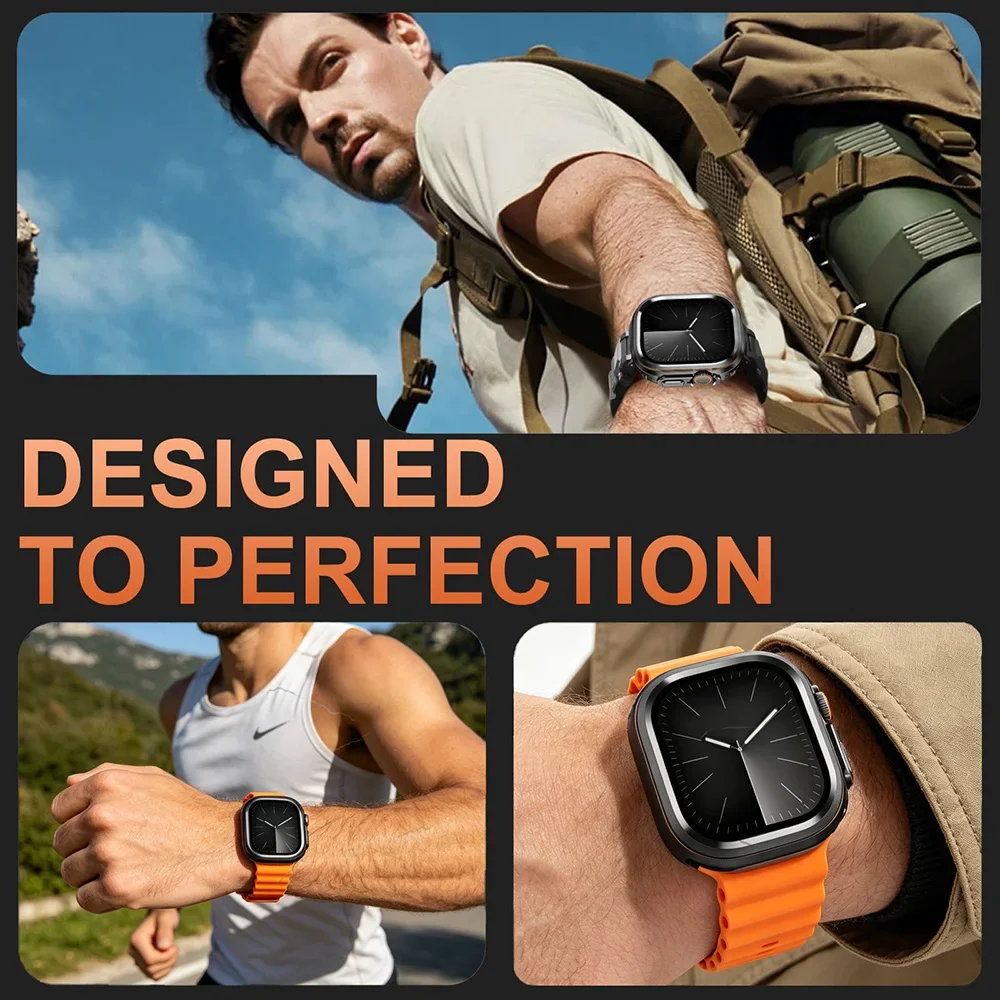Premium Titanium Alloy Armor Case - Drop Resistant Protector Cover