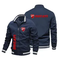 Veste de moto DUCATI pour hommes, veste d'extérieur décontractée à la mode, fermeture éclair, protection solaire, vêtements de cyclisme pour hommes, printemps-été 4
