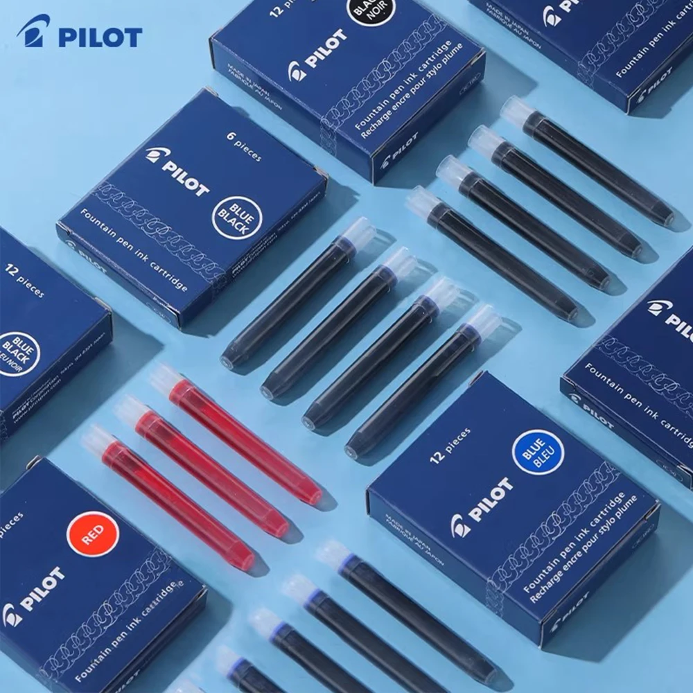 일본 PILOT 만년필 전용 잉크백 일회용 잉크 블래더 IC-50 논카본 논클로깅 펜 보충액 휴대용