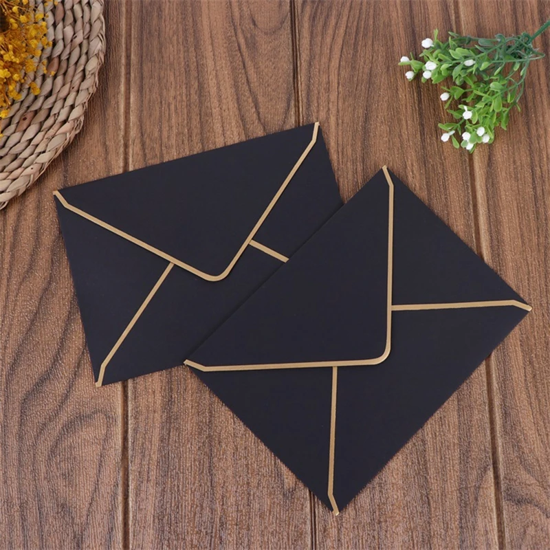7 x 5 Inches Envelopes Solid Color Envelopes Cash Office Writing Stationary Supplies for Business Budgeting