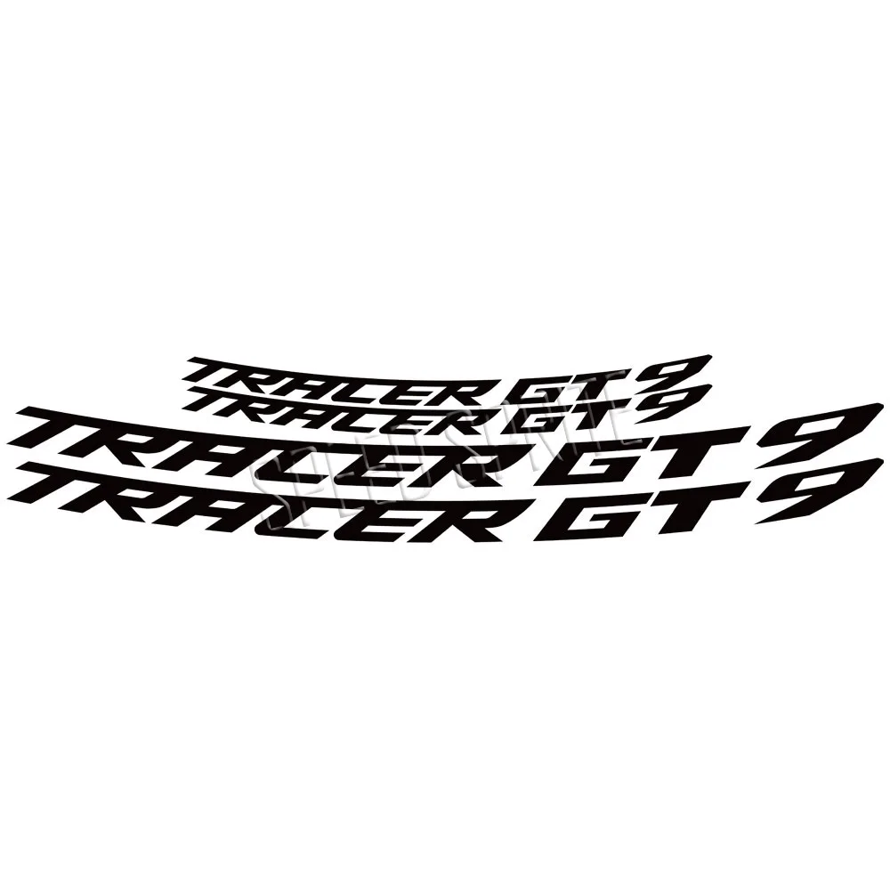 Autocollants Réfléchissants Pour Jantes Moto - Compatible Yamaha TRACER 900 GT | PVC Résistant, Facile à Poser | Look Personnalisé Nuit - 12