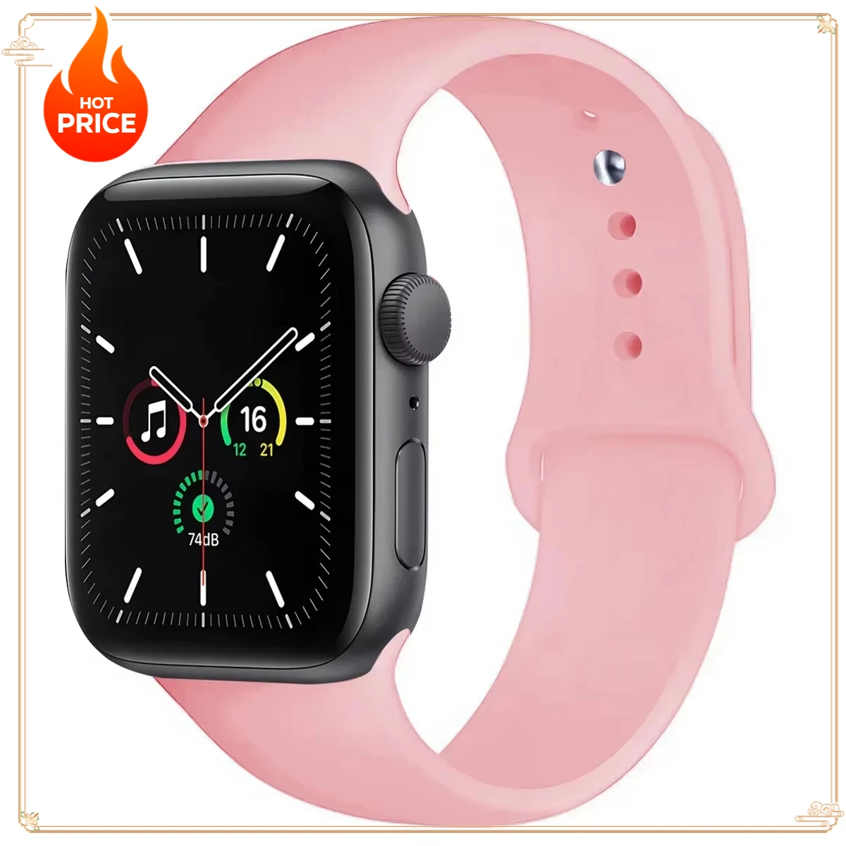 Premium Silicone Strap for Smartwatch - Versatile and Durable Design
