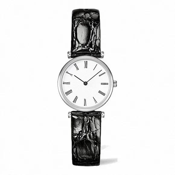 

Luxury New Womens Watch Jialan Quartz Black Leather Gold Sport Watches